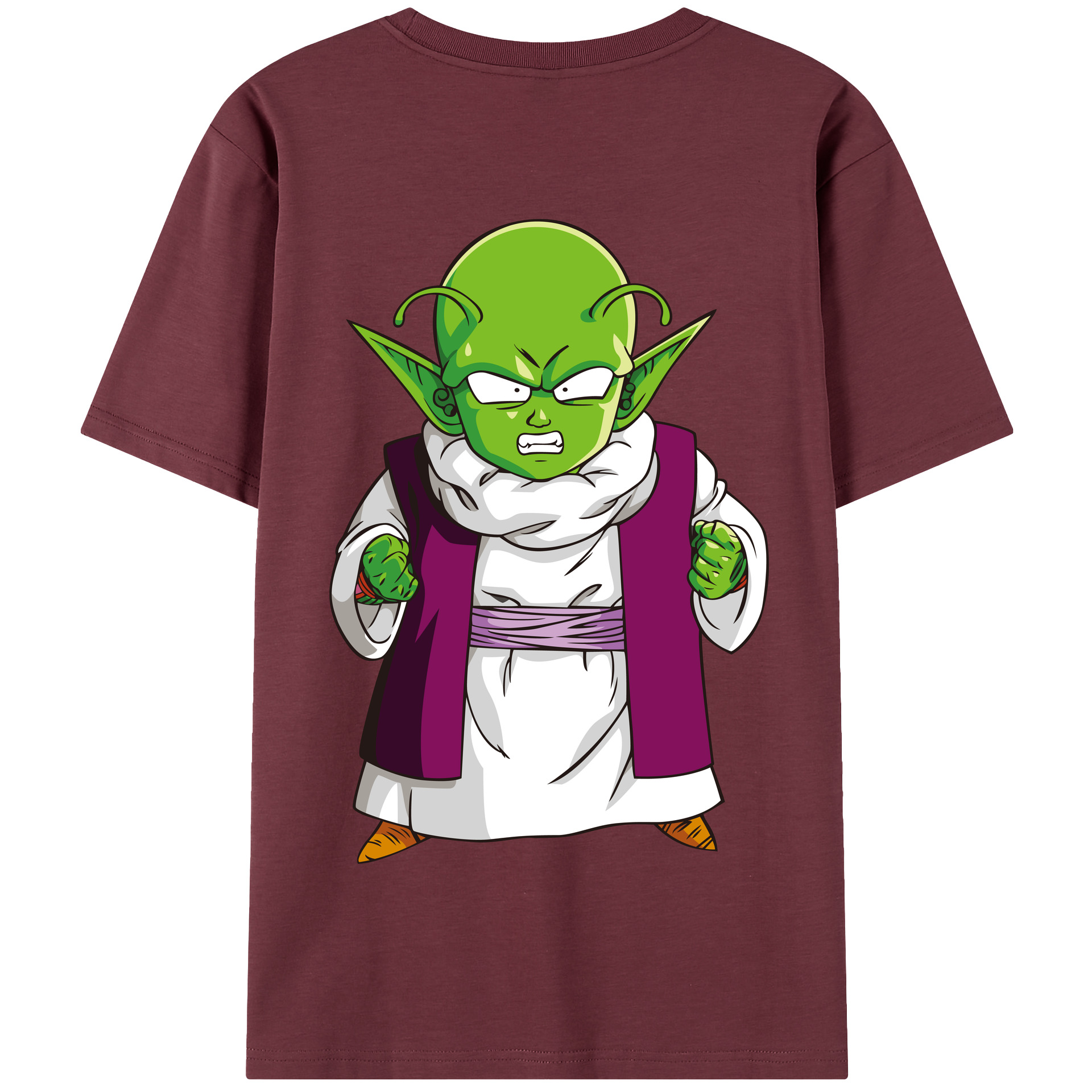 （画像用） ドラゴンボール ピッコロ DRAGON BALL Piccolo 綿100％半袖Tシャツ（背面プリント）